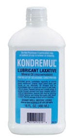 Emerson Healthcare Kondremul Laxative Liquid 16 oz. Mineral Oil - 63736001210