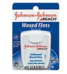 J & J Sales Reach Dental Floss Waxed 55 Yard Unflavored - 8137009213