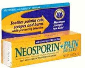J & J Sales Neosporin + Pain Relief First Aid Antibiotic with Pain Relief 1 oz. Cream Tube - 31254723779