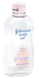 J & J Sales Johnson's Baby Oil 14 oz. Bottle Scented Oil - 8137003314