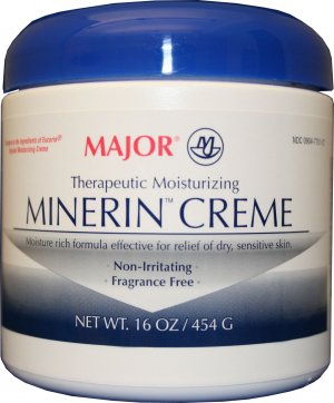 Major Pharmaceuticals Minerin Hand and Body Moisturizer 16 oz. Jar Unscented Cream - 904775127