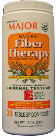 Major Pharmaceuticals Major Fiber Supplement Orange Flavor Powder 13 oz. 30.9% Strength Psyllium Seed / Sucrose - 904520065