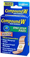 Compound W - Wart Remover 40% Strength Medicated Adhesive Strip 14 per Box - 37513759510