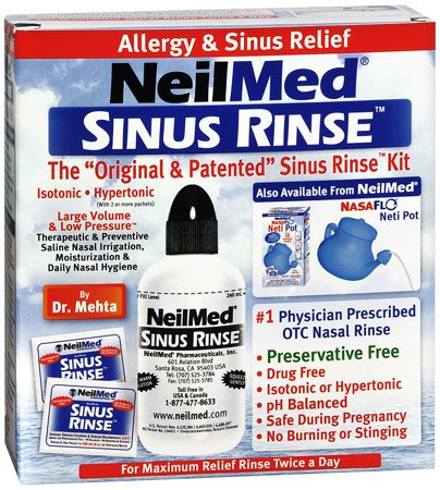 Neilmed Products Neilmed Sinus Rinse Saline Nasal Rinse Kit 0.65% Strength 50 Packets - 5928000100