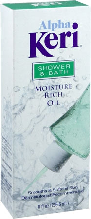 Novartis Alpha Keri Bath Oil 8 oz. Bottle Scented Liquid - 67211008