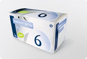 Novo Nordisk Pharmaceutical NovoFine Insulin Pen Needle Without Safety 32 Gauge 1/4 Inch - 169185189