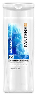 The Palm Tree Group Pantene Classic Care Shampoo and Conditioner 12.6 oz. Squeeze Bottle Scented - 8087800406