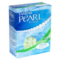 The Palm Tree Group Tampax Pearl Tampon Super Absorbency Plastic Applicator - 7301037908