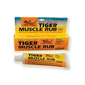 Prince of Peace Enterprises Tiger Balm Active Muscle Rub Topical Pain Relief 15% - 5% - 3% Strength Camphor / Menthol / Methyl Salicylate Ointment 2 oz. - 3927844020