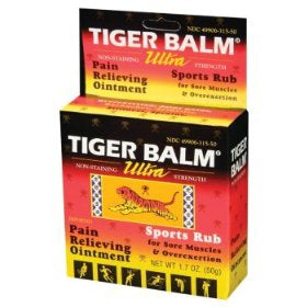 Prince of Peace Enterprises Tiger Balm Ultra Strength Topical Pain Relief 11% - 11% Strength Camphor / Menthol Ointment 18 Gram - 49906031510