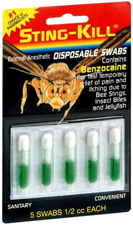 Randob Labs Sting-Kill Sting and Bite Relief 5 per Box Topical Swab Ampule - 3010305000