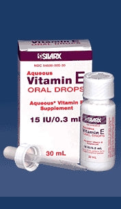 Silarx Pharamceuticals SILARX@ Vitamin Supplement Vitamin E 15 IU / 0.3 mL Strength Oral Drops 30 mL Anise Flavor - 54838000530