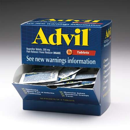 Advil - Pain Relief 200 mg Strength Ibuprofen Tablet 100 per Bottle - 00573015040