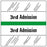 Tabbies  Admission Index Tabs & Chart Divider Sheets- 1-1/2"H x 1-1/2"W, 100 per Pack