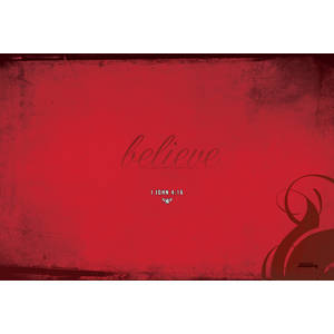 Tabbies 15" Laptop Skins, "Red" (Believe) - 9-1/4" H x 13-3/8" W, - 28321