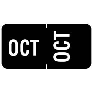 TABBIES® Month Label Packs, 1/2"H x 1"W, 100 Per Pack