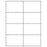 Tabbies Laser / Inkjet Label Sheets, - 2-3/4" H x 4-1/4" W, - 800 per Pack - 40161