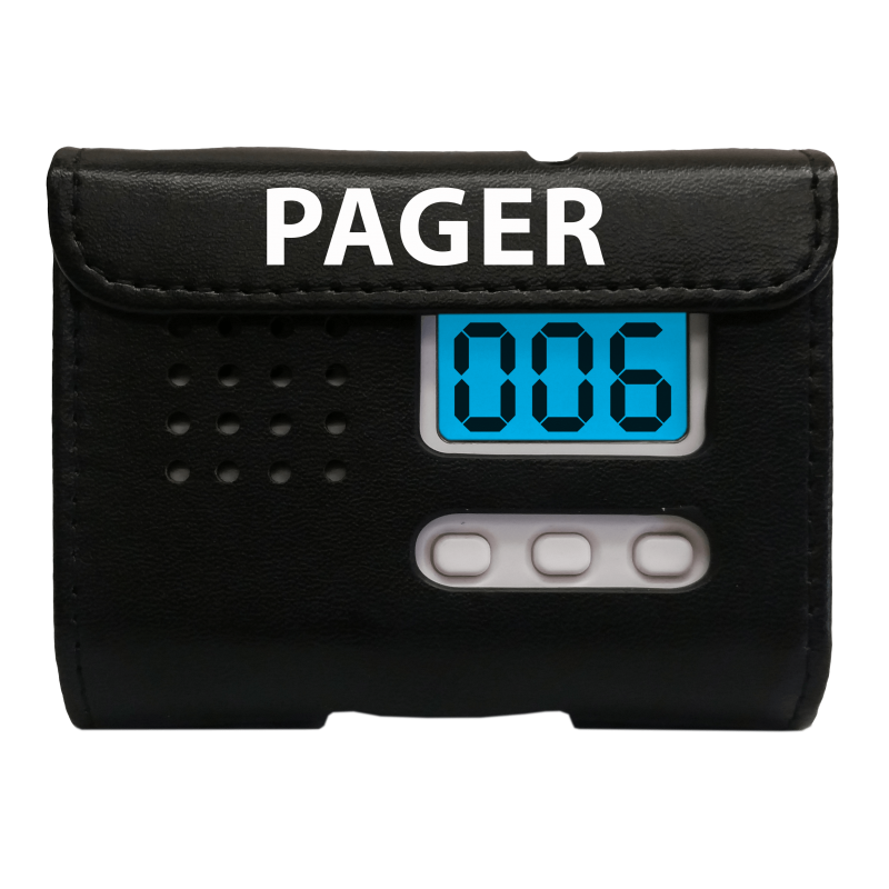 Smart Caregiver 433-PRB Pager with LCD Display and Built In Reset Button