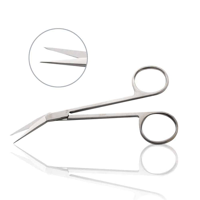 Mopec Scissors, Iris, Angled, 4.5″