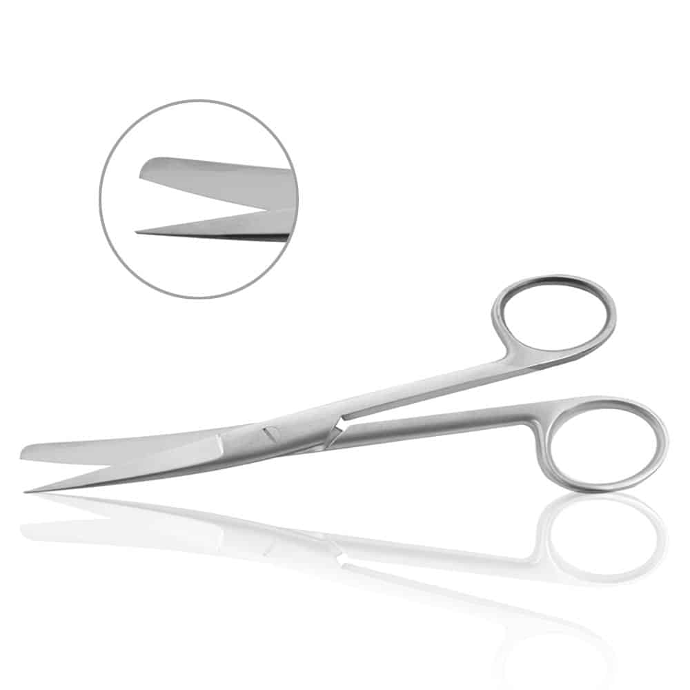 Mopec Scissors, Dissection, Sharp/Blunt, Curved