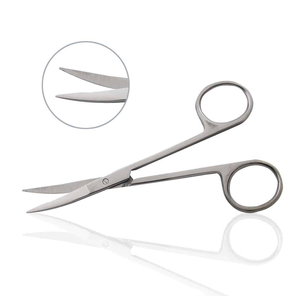 Mopec Scissors, Iris, Curved, 4.5″