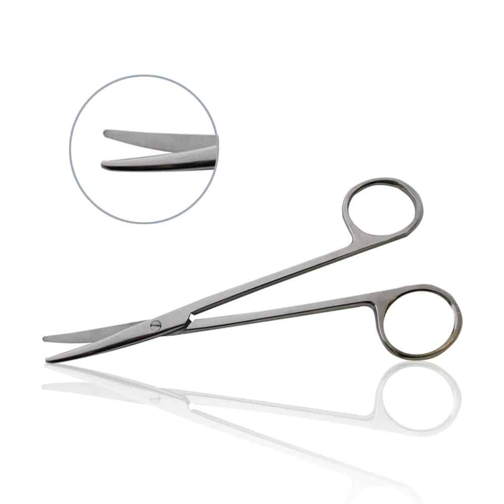 Mopec Scissors, Metzenbaum, Curved