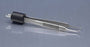 Bovie - Bipolar Forceps McPherson 3-1/2 Inch Length Surgical Grade Stainless Steel NonSterile NonLocking Thumb Handle Curved Micro 0.5 mm Tips - A844