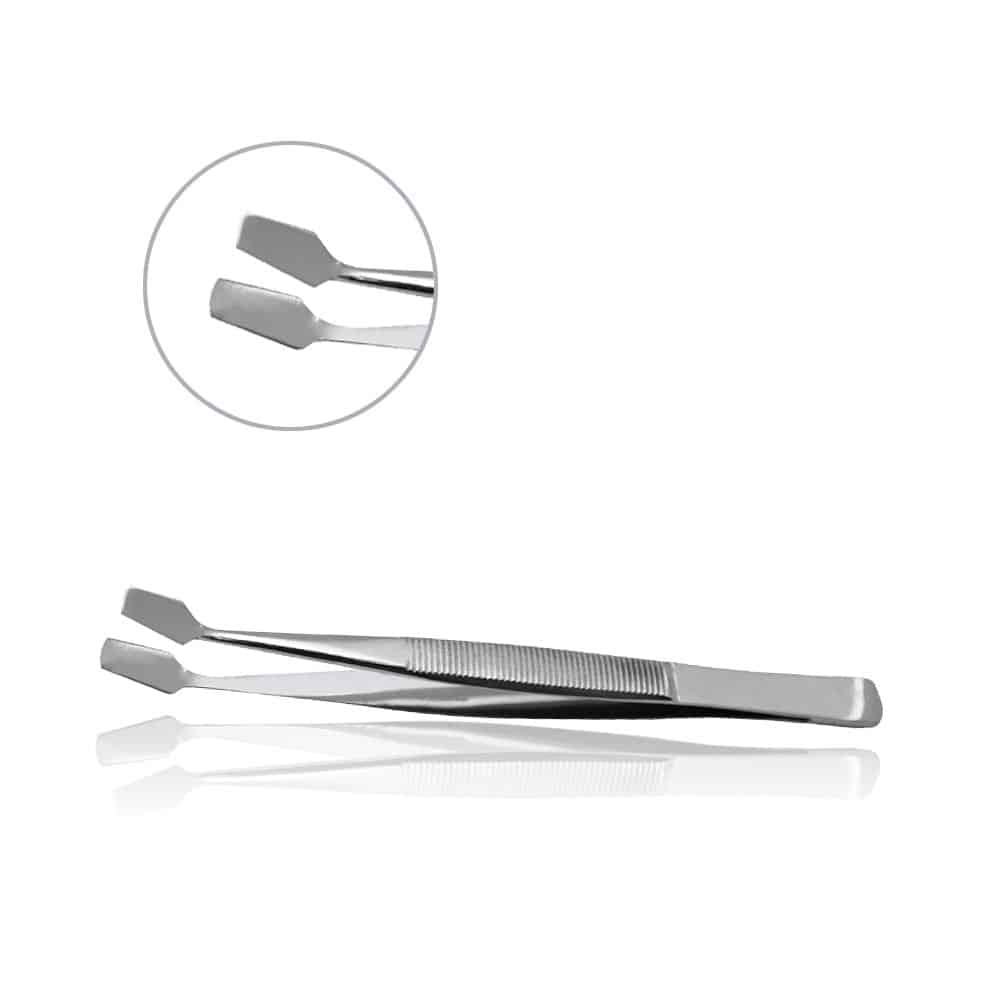 Mopec Forceps, Kuehne Coverglass – AB008