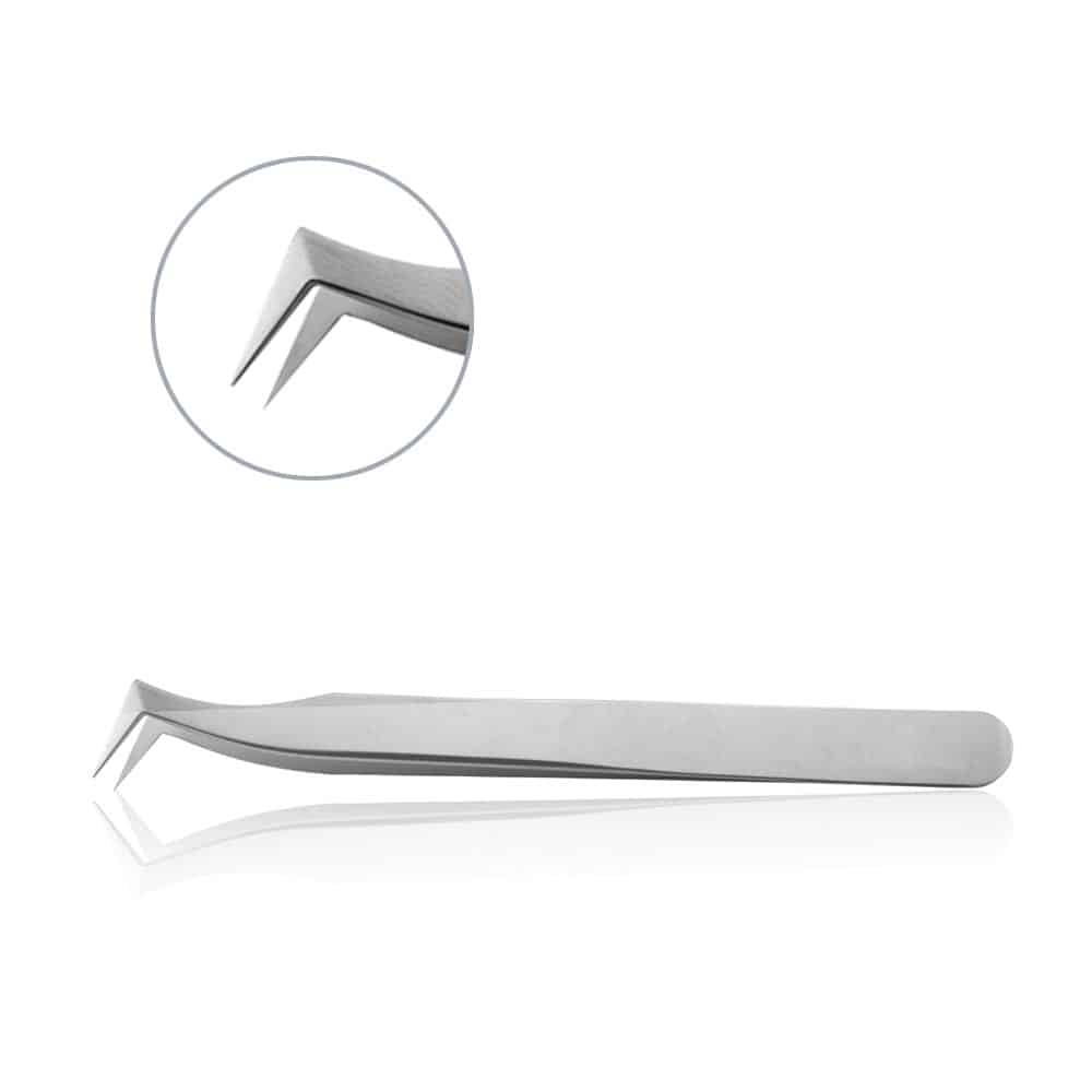 Mopec Forceps, Angled Pointed Tip, Micro – AB134