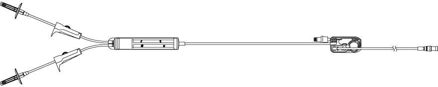 PlumSet - IV Pump Set 20 Drops / mL Drip Rate 110 Inch Tubing 1 Port - 1421228
