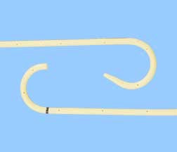 Olympus America Inc Uro-Guide Double-J Ureteral Stent Open Tip 6 Fr. 26 cm Silicone - 5496026