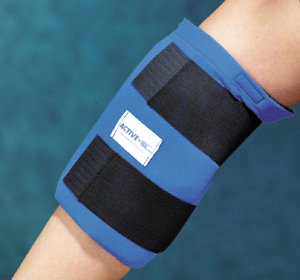 Active Ice - Cold Pack with Wrap Knee One Size Fits Most 12 X 13 Inch Cloth / Nylon / Plastic / Gel Reusable - SK-2