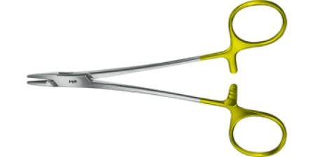 Aesculap Duragrip Needle Holder 5-3/4 Inch Straight Serrated Jaw - BM016R