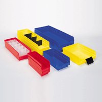 Akro-Mils - Shelf Bin Red Industrial Grade Polymers 4 X 6-5/8 X 11-5/8 Inch - 30130RED
