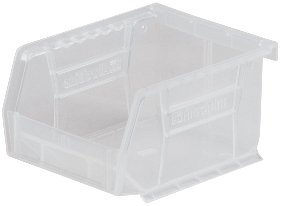 Akro-Mils Akrobins Storage Bin AkroBins Clear Industrial Grade Polymers 3 X 4-1/8 X 5-3/8 Inch - 30210SCLAR