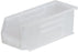 Akro-Mils Akrobins Storage Bin AkroBins Clear Industrial Grade Polymers 4 X 4-1/8 X 10-7/8 Inch - 30224SCLAR