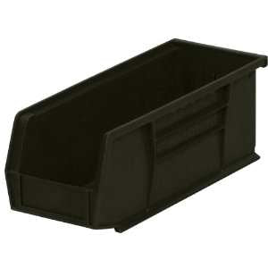 Akro-Mils Akrobins Storage Bin AkroBins Black Industrial Grade Polymers 4 X 4-1/8 X 10-7/8 Inch - 30224BLACK