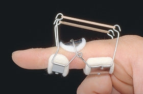 Alimed Bunnell Reverse Knuckle Bender Finger Splint Left or Right Hand Small - 5581