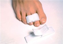 Alimed Pedifix Digit Wrap One Size Fits Most Hook and Loop Closure Left or Right Foot - 61009