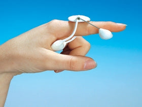 Alimed LMB Extension Assist Finger Spring Wire / Foam White Medium - 5391