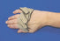 AliMed - Ulnar Deviation Strap Neoprene / Nylon Left Hand Beige Small - 5522/NA/LS
