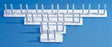 Alimed - Apron Rack Wall Mounted 4 Hooks White - 9-662