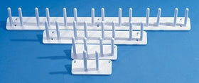 Alimed Apron Rack Wall Mounted 4 Hooks White - 9-662