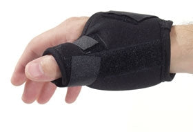 Alimed Freedom Comfort ThumbKeeper Thumb Spica Splint Polyester / Foam Right Hand Black Large - 5166
