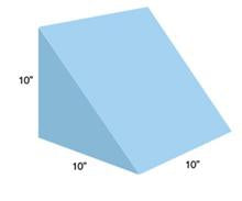 Alimed AliMed Positioning Wedge 10 W X 10 D X 10 H Inch Foam Freestanding - 931714