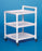 Alimed AliMed Utility Cart PVC 26 X 38 X 24 Inch 3 Shelves White - 921217