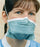 Alpha ProTech Critical Cover PFL Particulate Respirator Mask N95 Pleated Elastic Strap One Size Fits Most Teal Stripe - 695