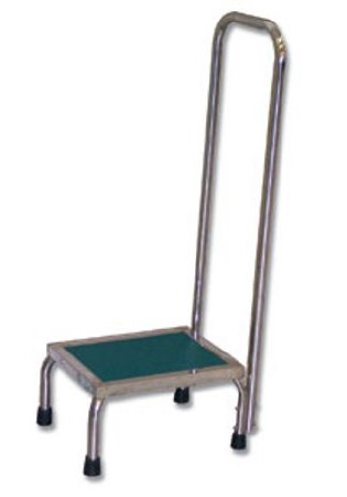 Alimed - Step Stool MRI 1 Step Stainless Steel Frame 8-1/2 Inch Step Height - 921804