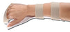 AliMed Deluxe - Resting Pan Mitt Hand Splint Thermoplastic Right Hand White Small - 5817