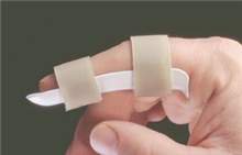 AliMed - Finger Cot Splint Small Strap Left or Right Hand Beige - 51-152/NA/SM
